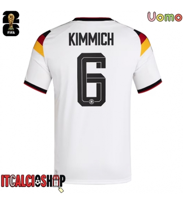 Germania Joshua Kimmich #6 Prima Maglia Mondiali 2026 Manica Corta
